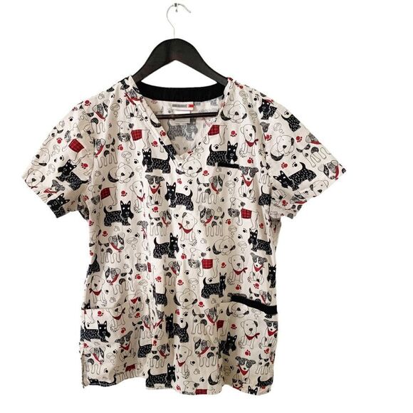 Scrub Tops *Lot of 5* Patterned Medical Scrubs - Picture 7 of 10